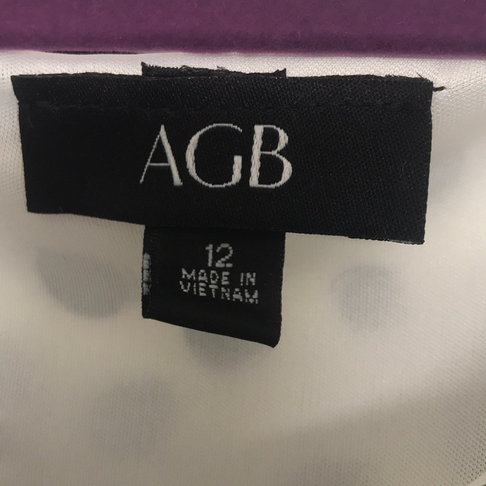AGB Black and white dress size 12 *NWT - Picture 5 of 6